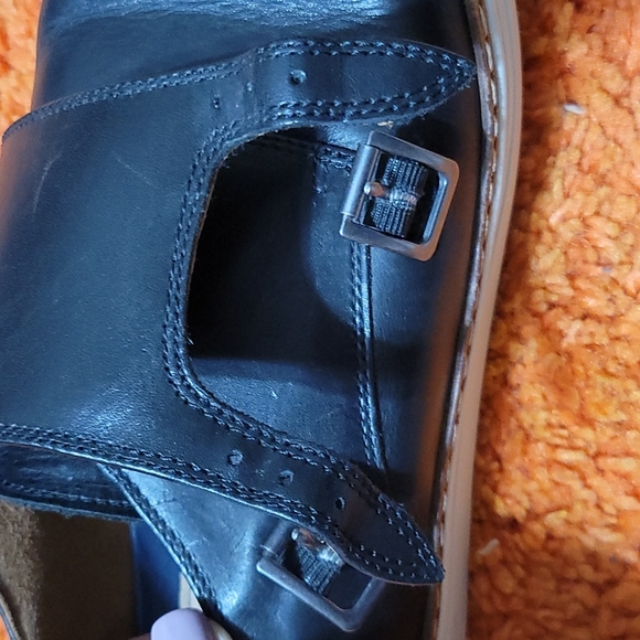 GUC Florsheim Dress Elegant Black Leather Mens Shoes Sneakers US Size 13 - Picture 5 of 10